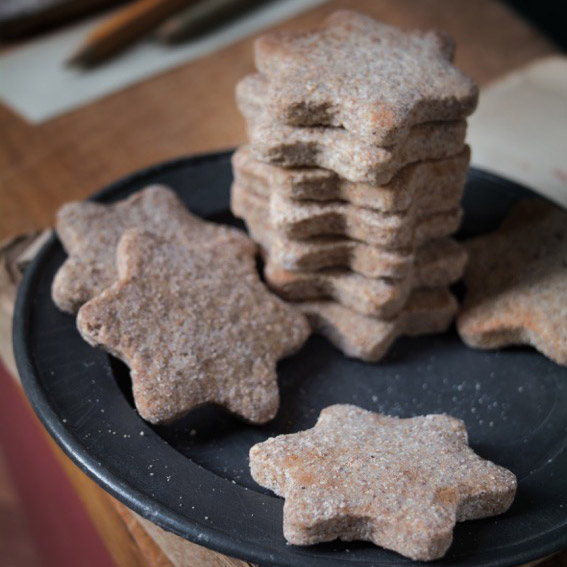 Biscotti vegani integrali biologici - Cannella